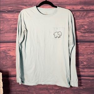Teal ivory Ella shirt